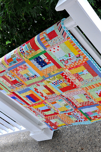 Sewing a Patchwork Style Scrap Quilt