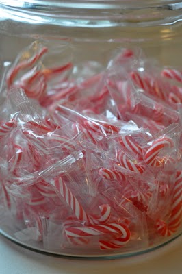 jar of candy canes